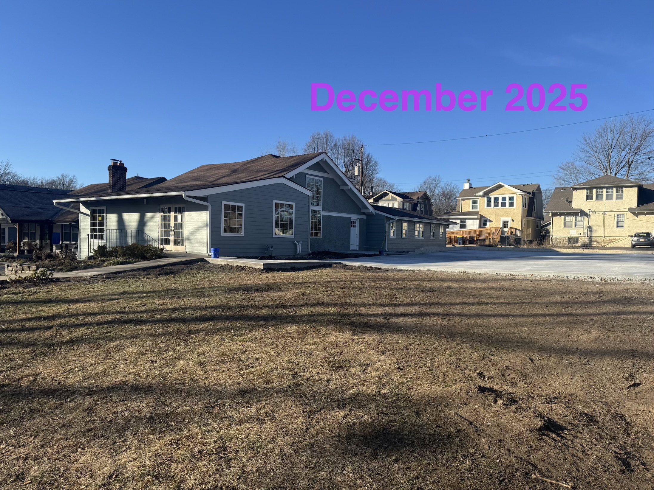 Dec 2025 office rennovations at 6306 Morningside Dr